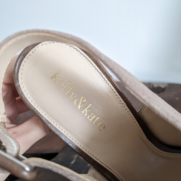 Suede Open Toe Heels - Picture 5 of 8